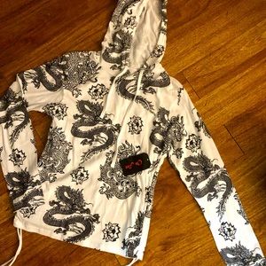 Asian Dragon themed lightweight Hoodie